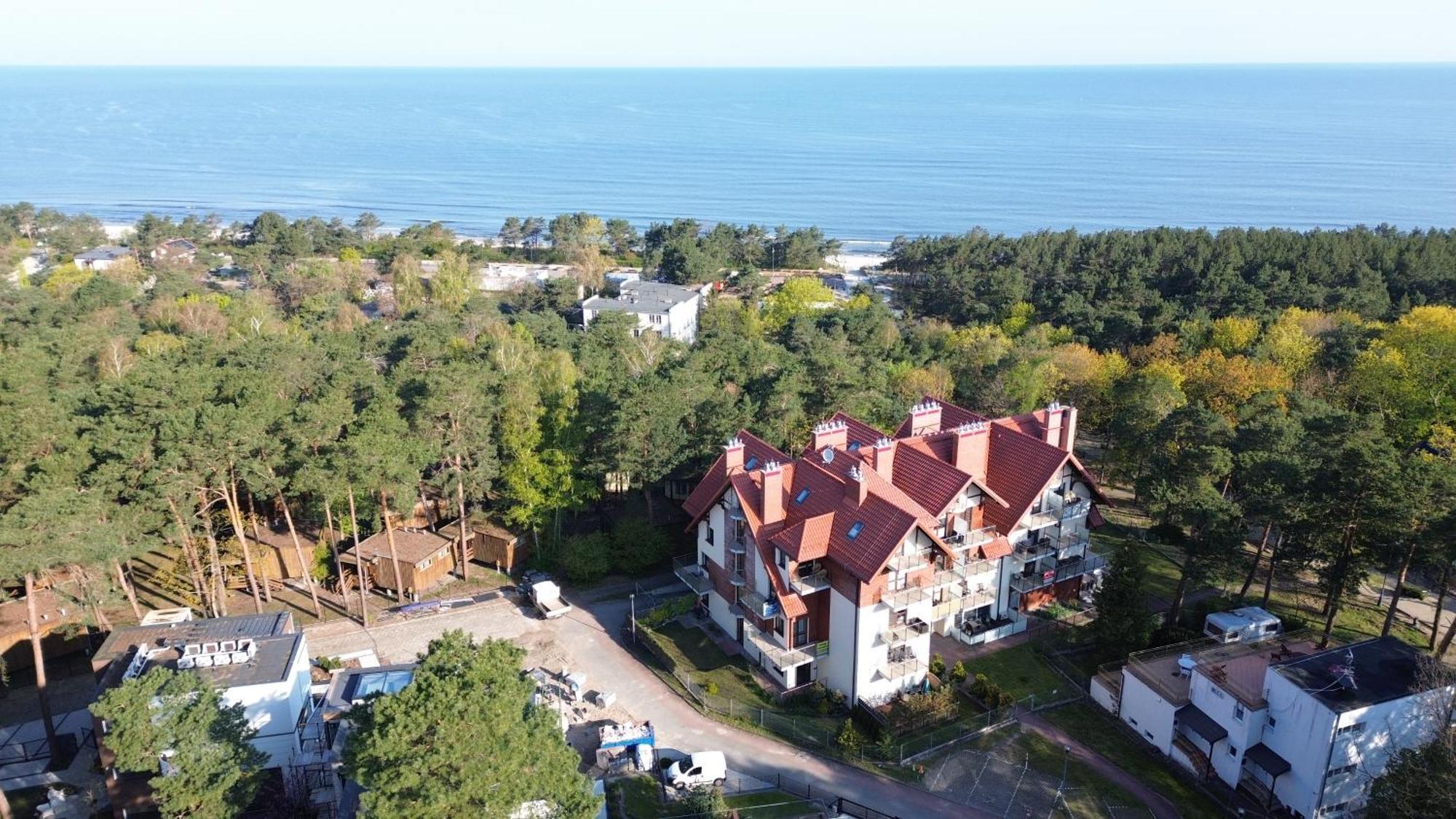 Morskie Apartamenty Przy Plazy Piamola Krynica Morska Esterno foto